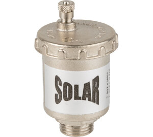 Purgador automático de ar com fechamento manual